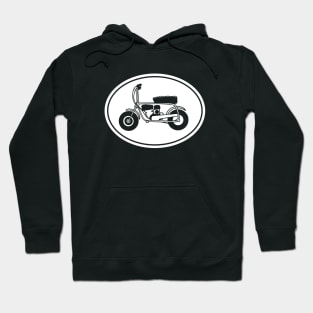 Vintage Minibike, Mini Bike Graphic Hoodie